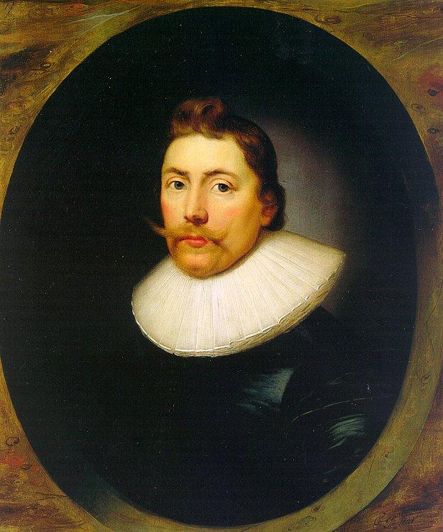Cornelius Johnson Portrait of a Gentleman  222 Sweden oil painting art